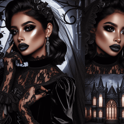 Inspirasi Outfit Gothic yang Bisa Dipadukan dengan Makeup Glow